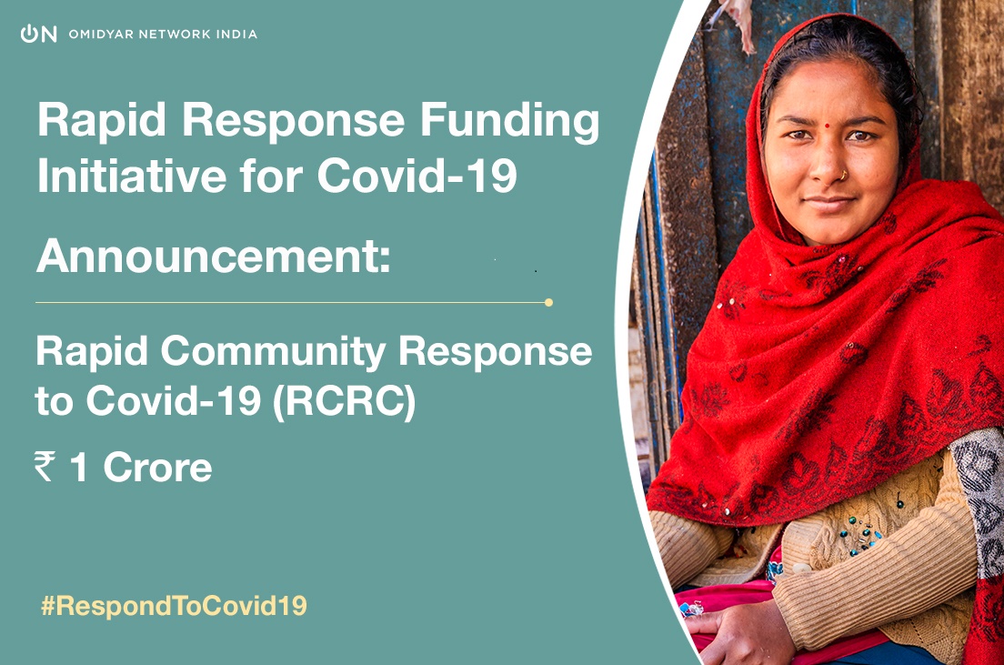 Funding announcement: Rapid Community Response to Covid-19 (National Coalition of 20 grassroot organisations )