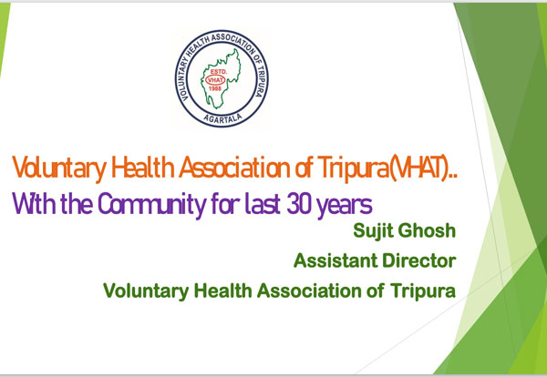 Voluntary Health Association of Tripura (VHAT) presentation cover