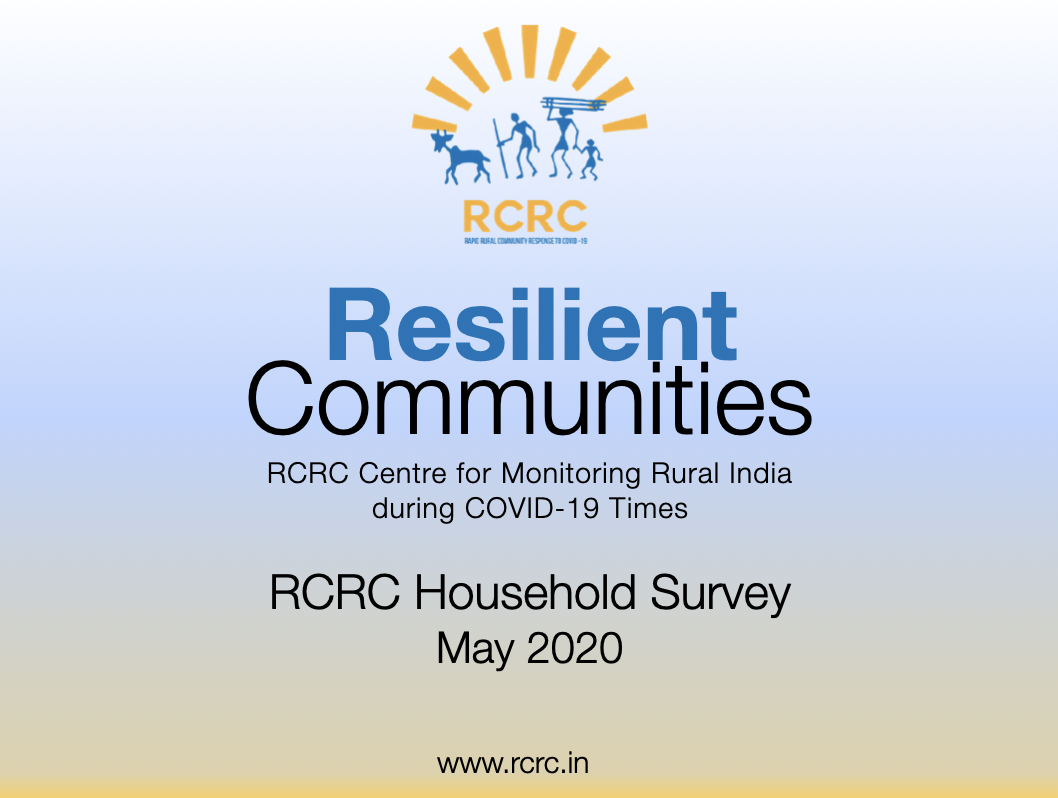 Resilient Communities : RCRC Household Survey May 2020