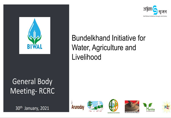 Bundelkhand Initiative for Water, Agriculture and Livelihood presentation cover